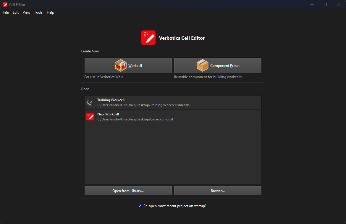start page