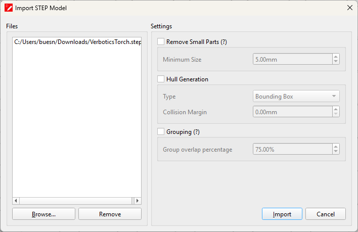 step-import-tool