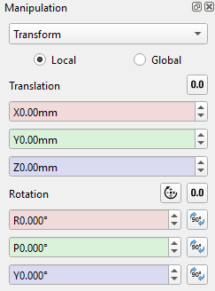 Manipulation Widget